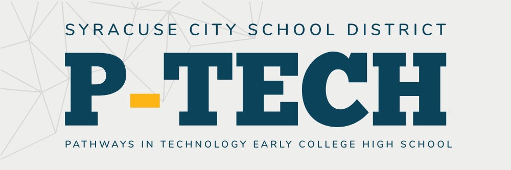 Syracuse City School District P-Tech logo 