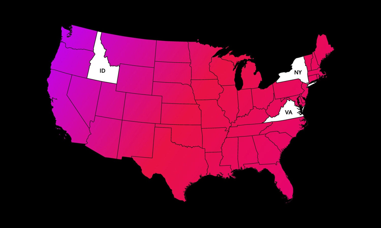 US R&D footprint map